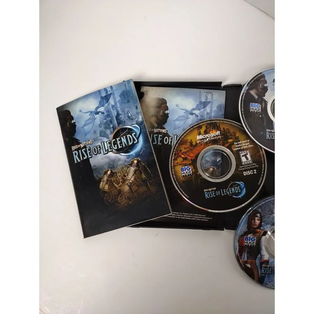 Rise of Nations: Rise of Legends (PC, 2006) Complete Box Game COMPLETE ~ EUC